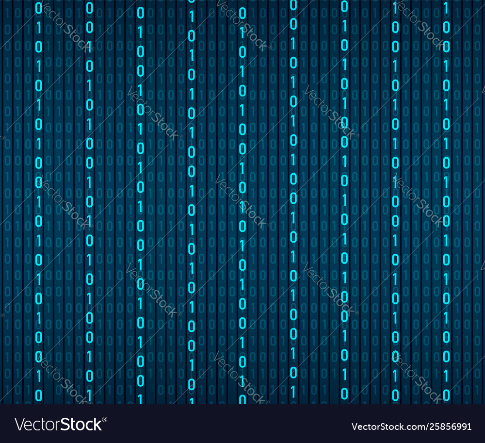 Background in a matrix style falling random Vector Image Background in a matrix style falling random