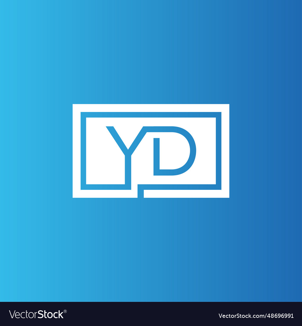 creative-initial-letter-yd-square-logo-design-vector-image