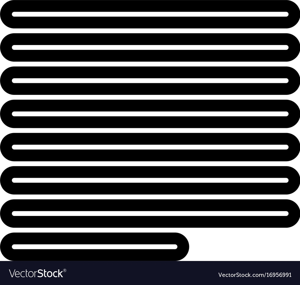 Text alignment icon