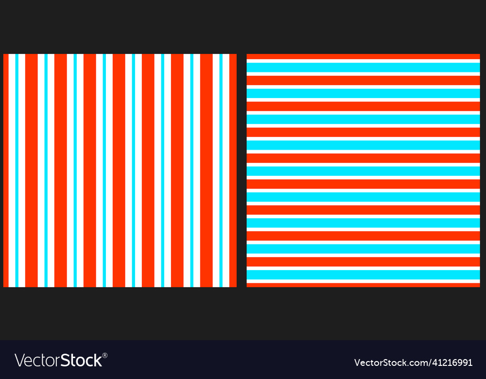 Vertical and horizontal stripes