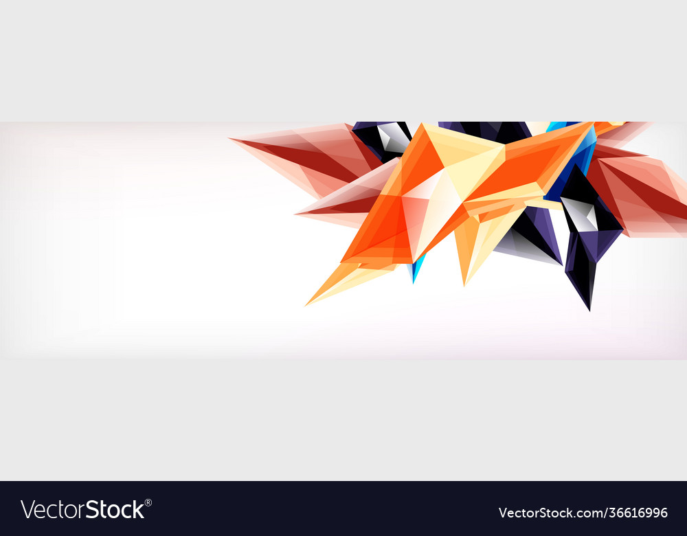 3d triangles and pyramids abstract vector image 3d triangles and pyramids abstract