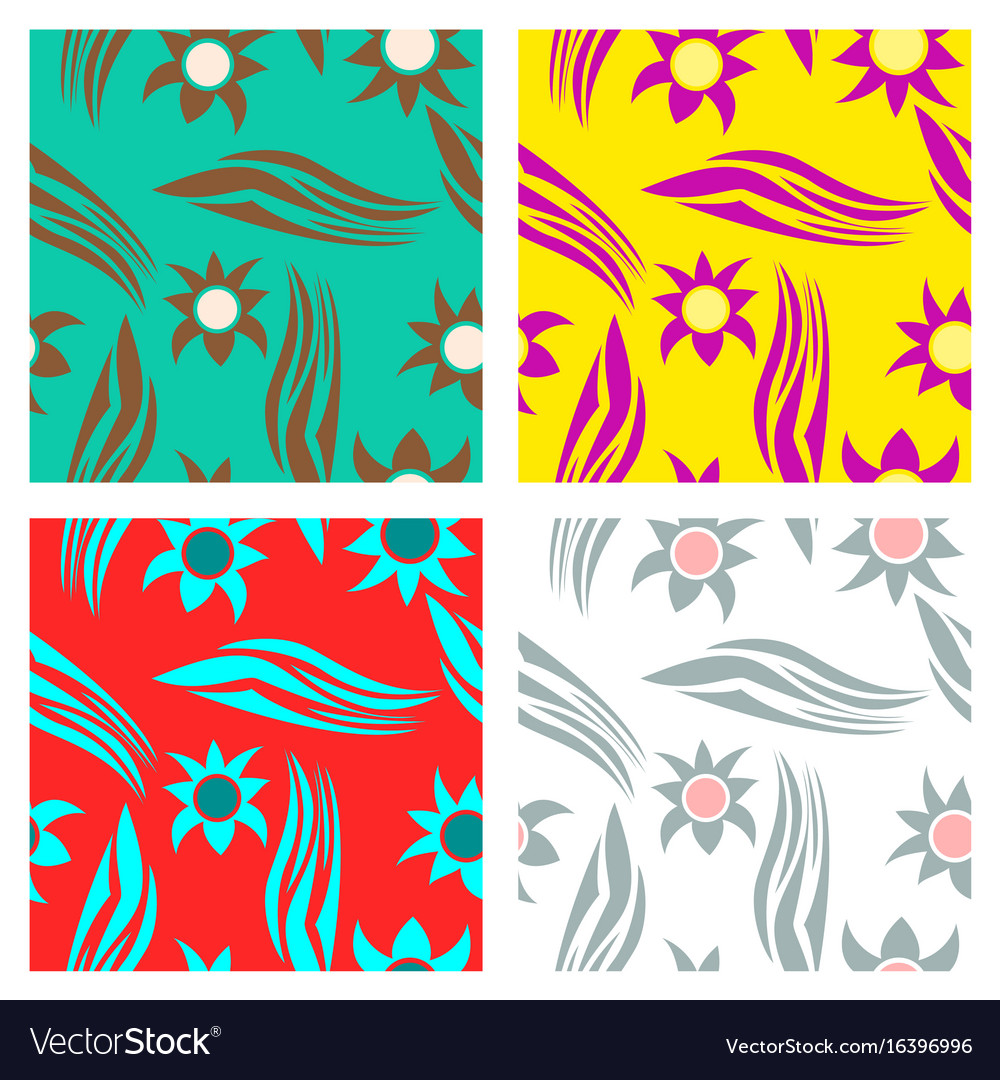 Assembly of patterns in bright style