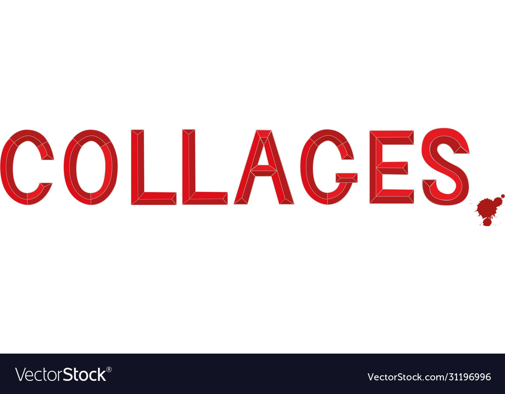 Collages - chisel alphabet font sign graphics vector image Collages - chisel alphabet font sign graphics