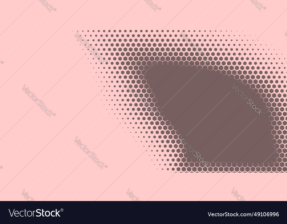 Geometric abstract hexagon two color background