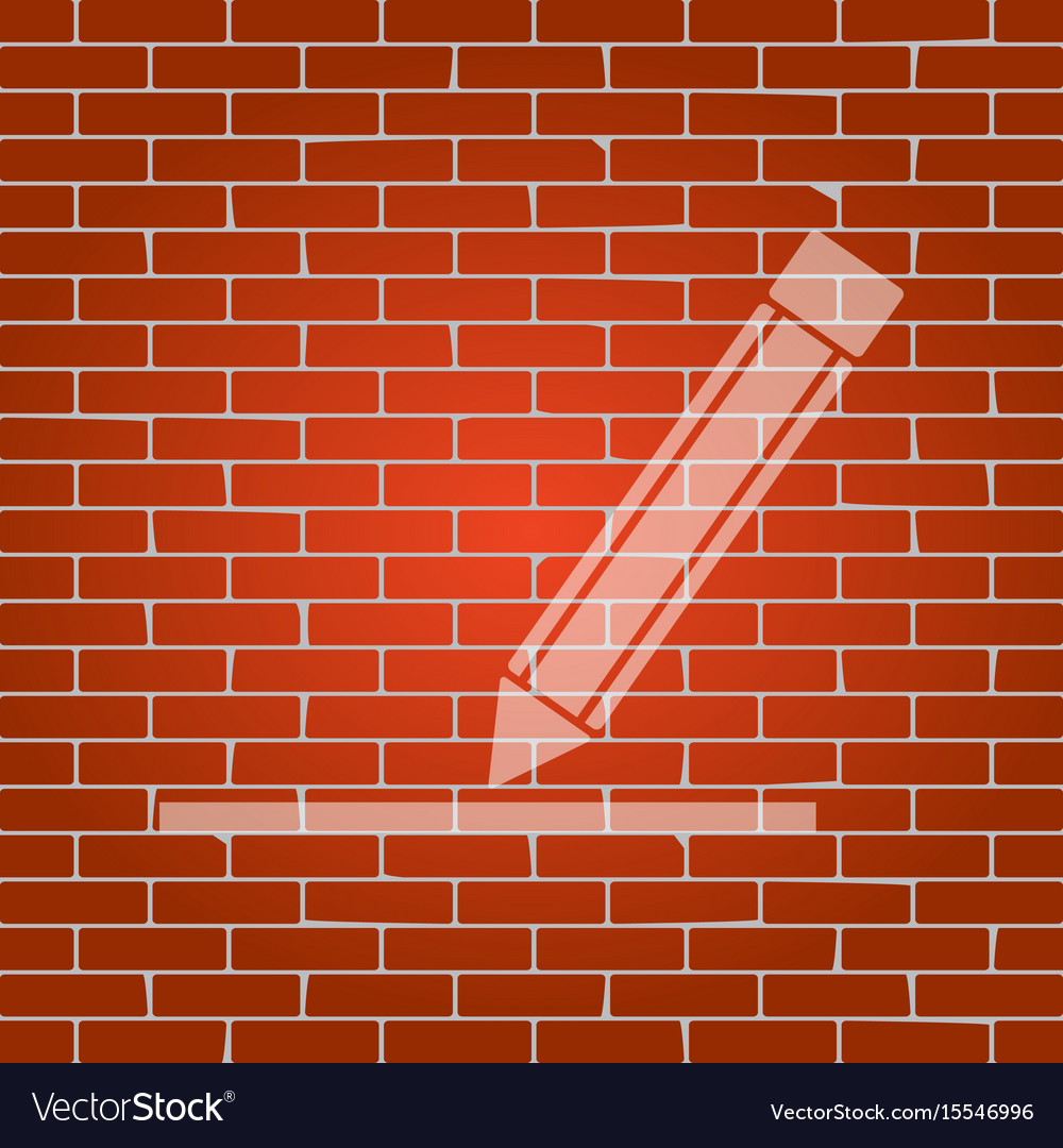 Pencil sign whitish icon Royalty Free Vector Image