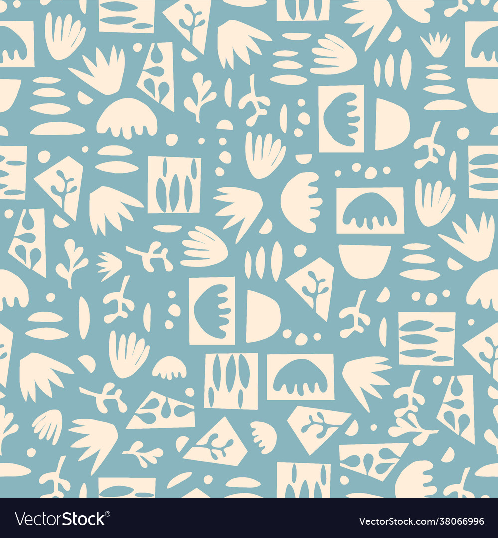 Scandinavian simple modern shape pattern