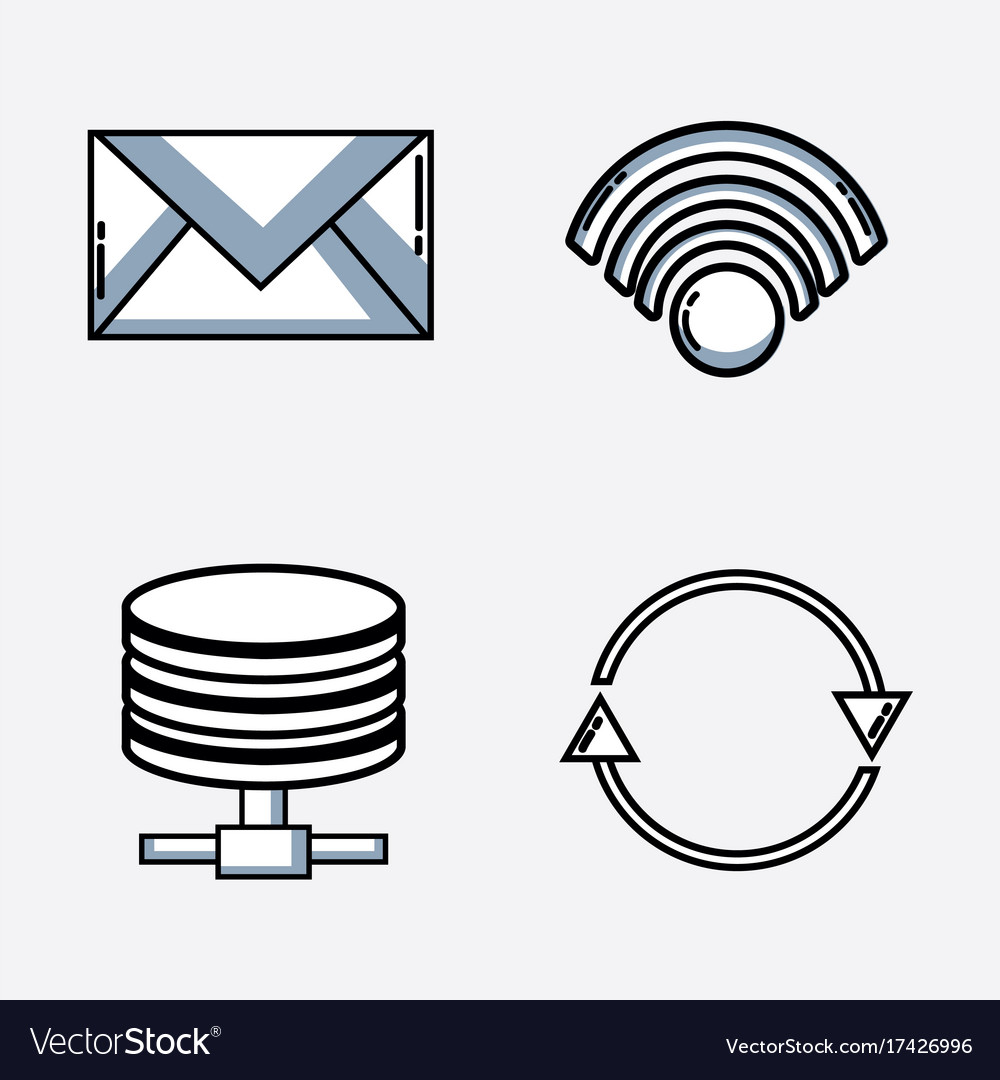 Set data connection technology with information