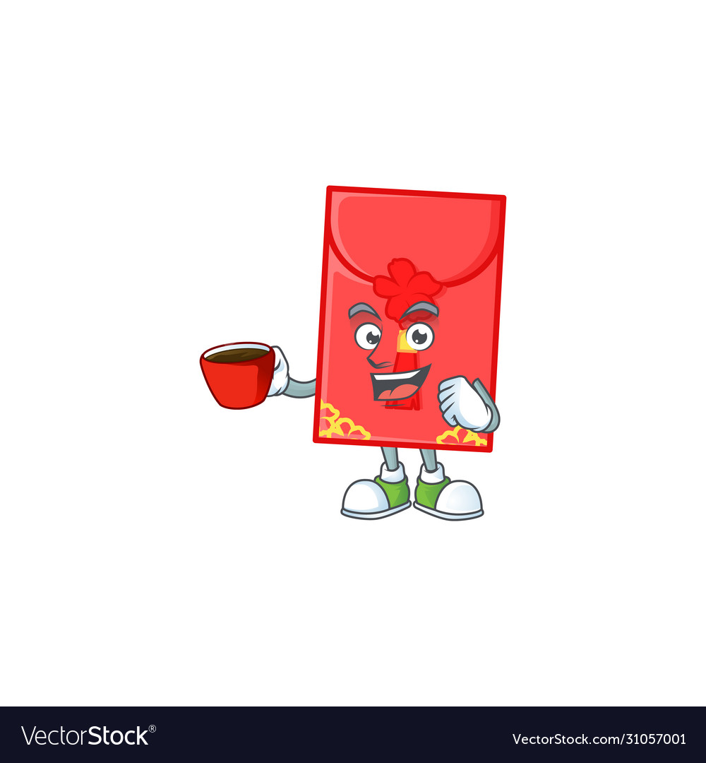 Chinese Envelope with Coffee Cup
