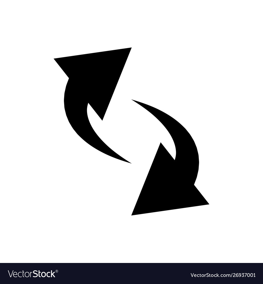 Circle arrow icon pictograph refresh reload
