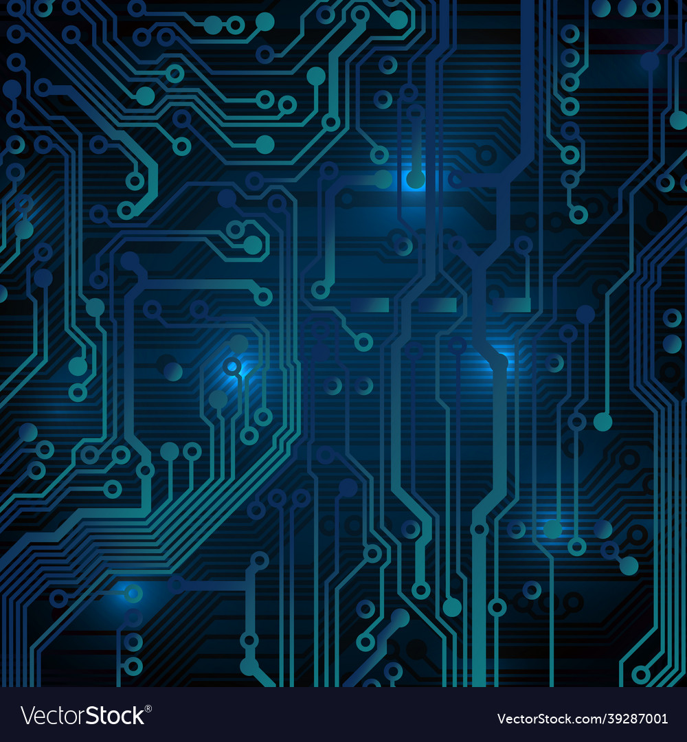 Circuit board background technological concept Vector Image