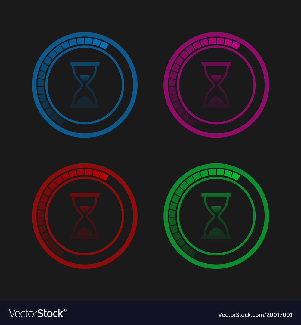 Colored elements of the loading