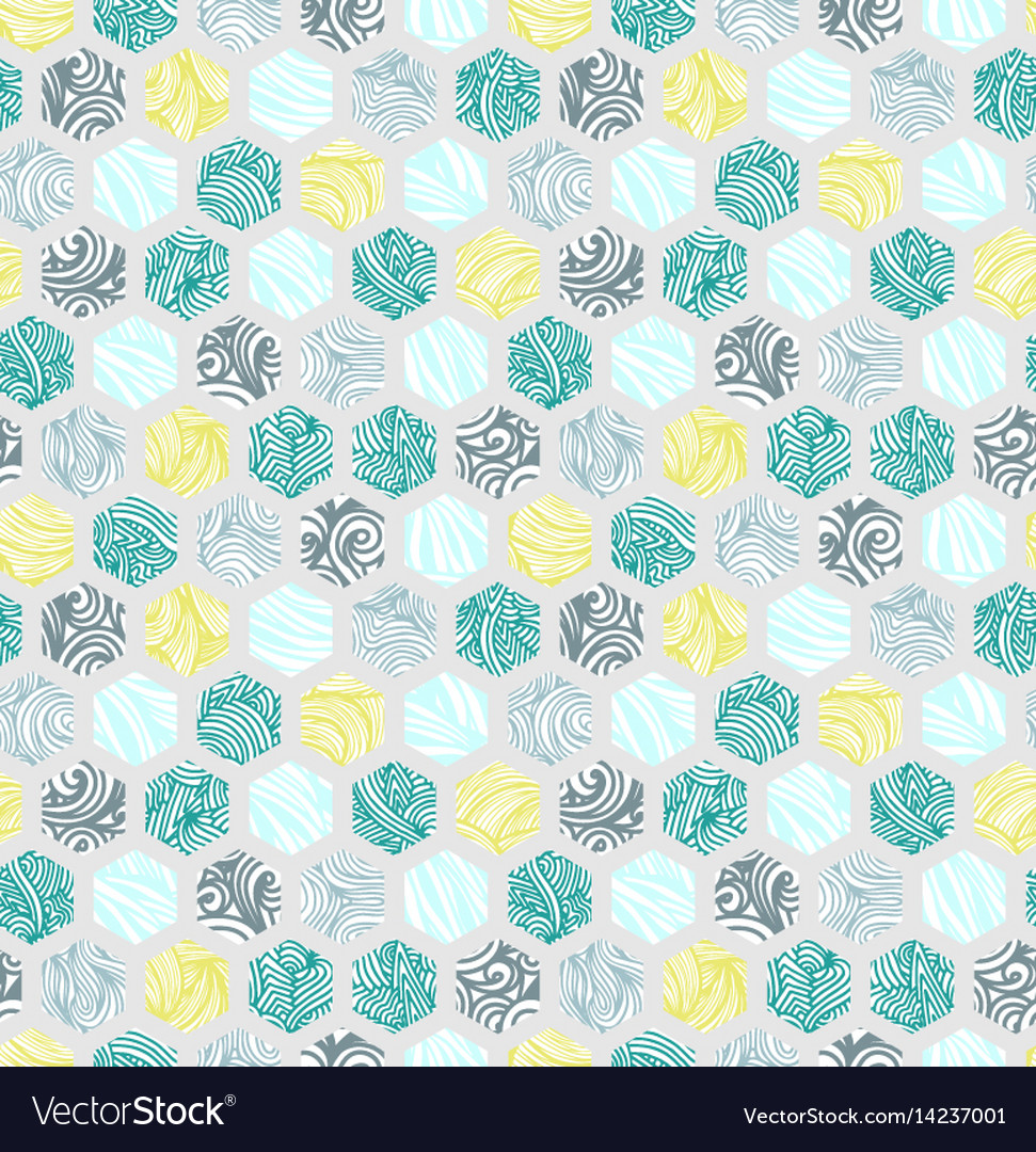 Geometric Hexagon Pattern Background