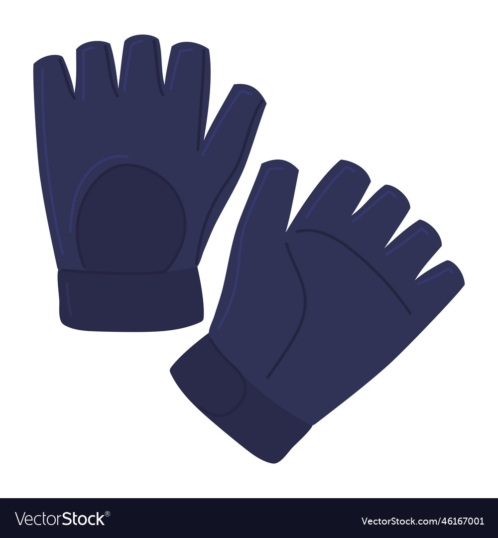 Gym gloves design Royalty Free Vector Image VectorStock