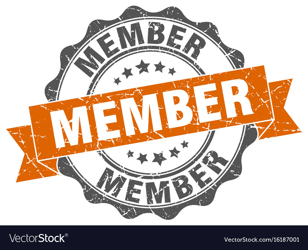 Member Stamp Sign Seal Royalty Free Vector Image