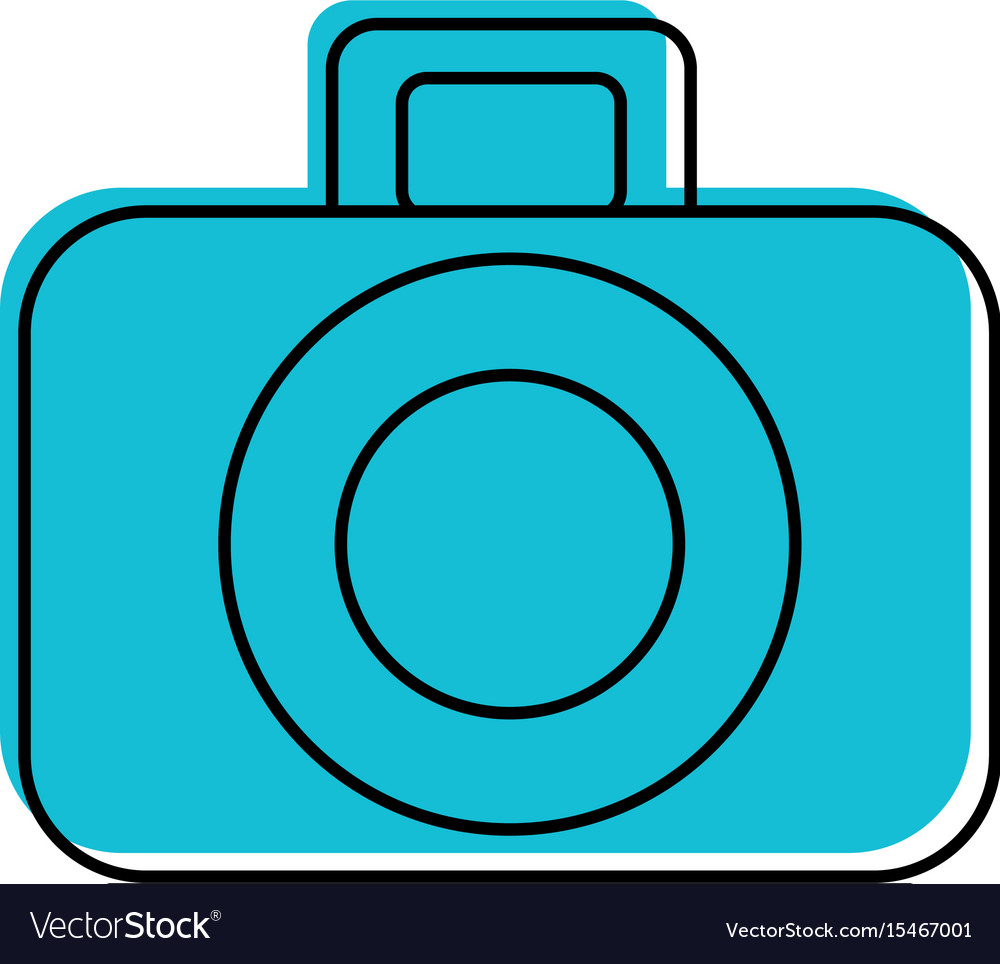 Photographic camera digital Royalty Free Vector Image