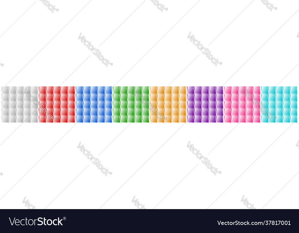 Repeatable beveled revetment tiles mosaic vector image Repeatable beveled revetment tiles mosaic