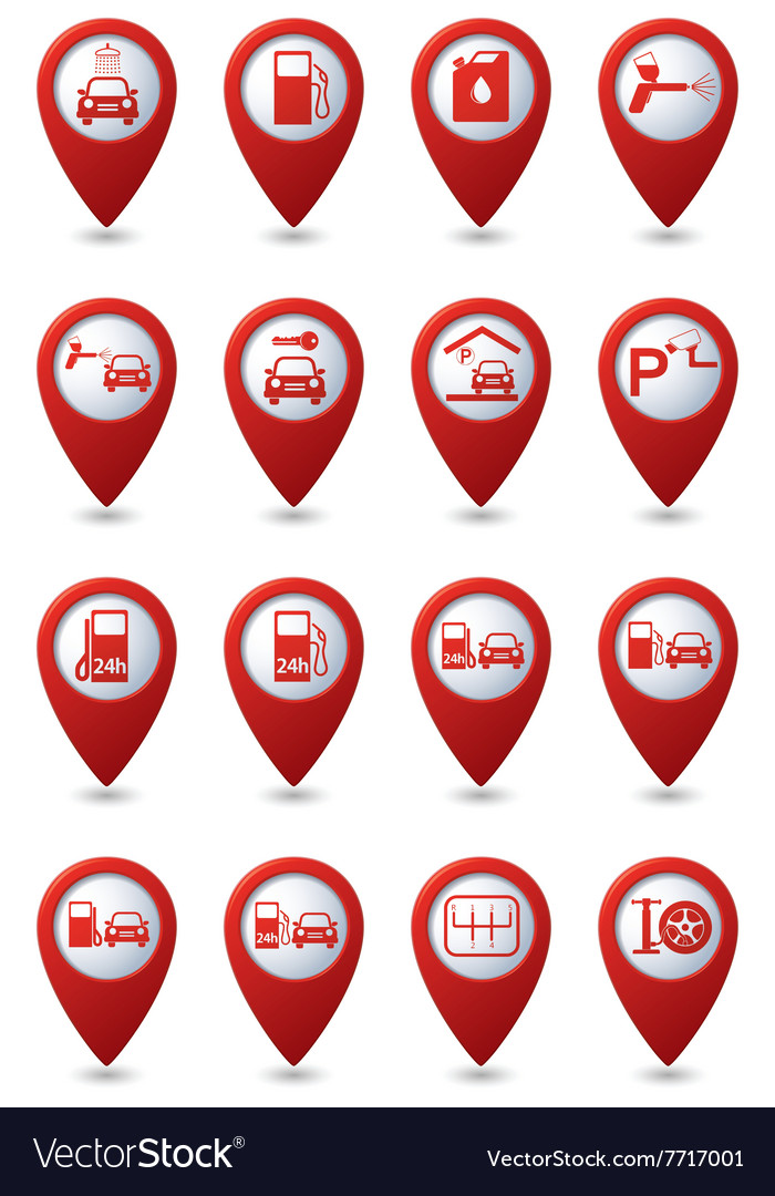 Set of pointers with car service