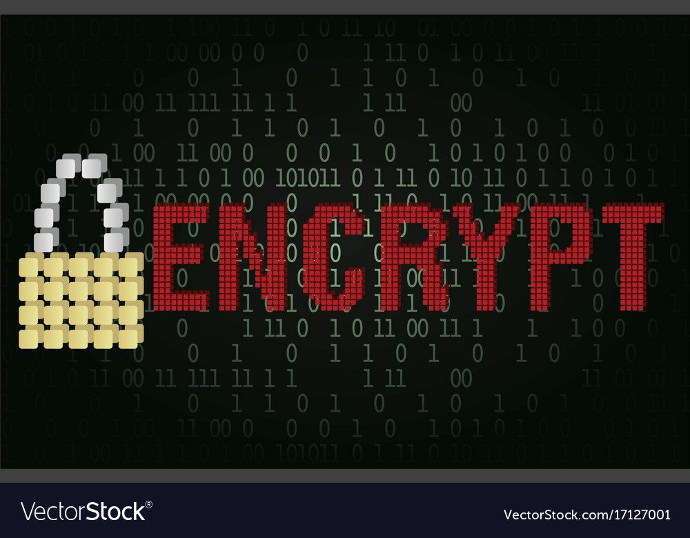 Text encrypt security concept
