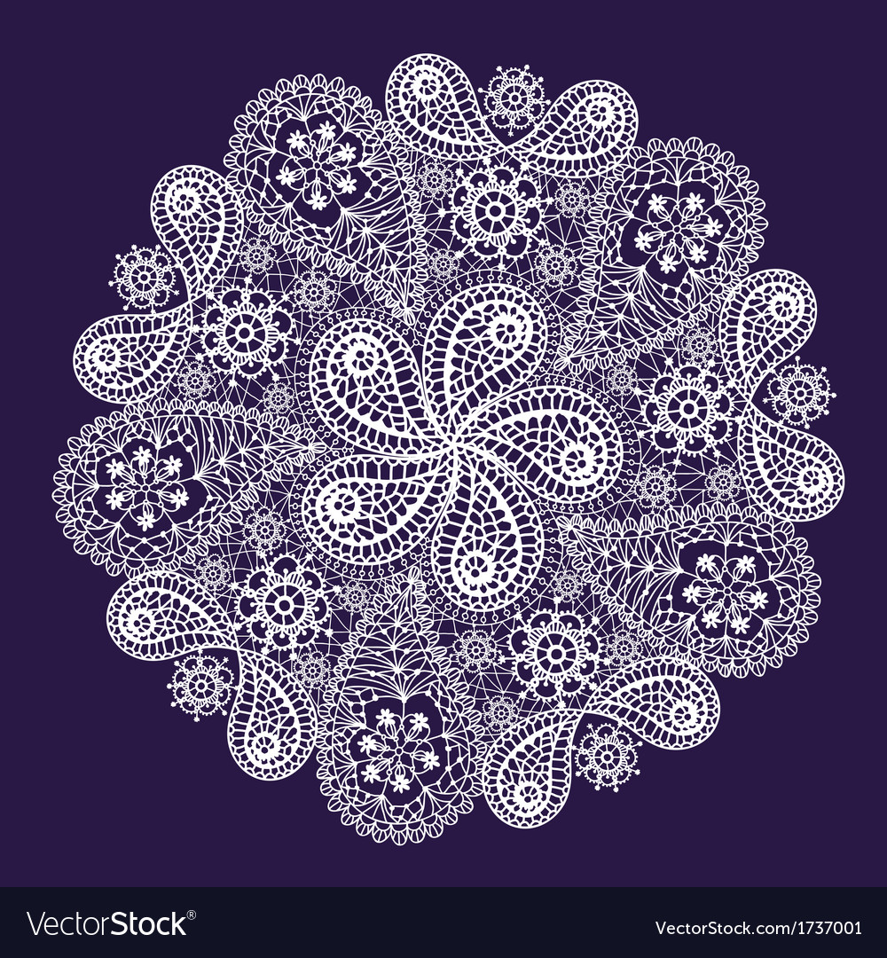 Winter Snowflake Lace Pattern