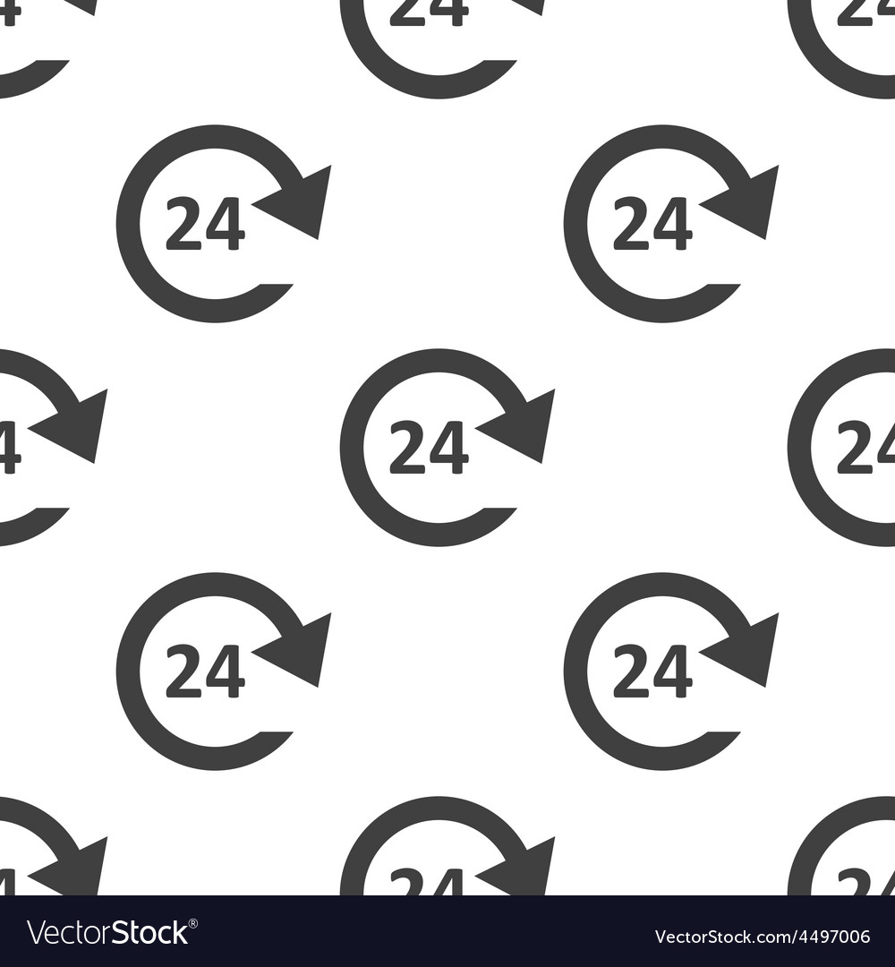 24 hours service seamless pattern