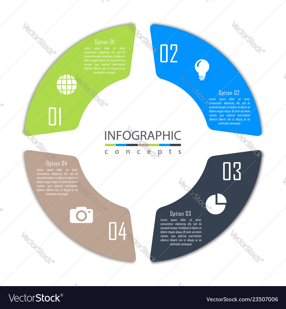 Abstract infographic template for chart diagram