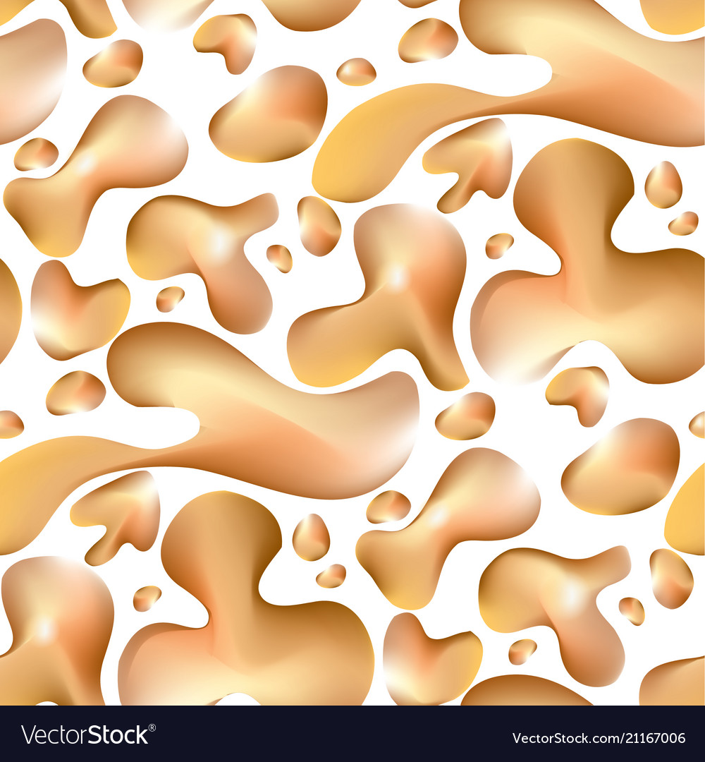Abstract liquid gold seamless pattern vector image Abstract liquid gold seamless pattern