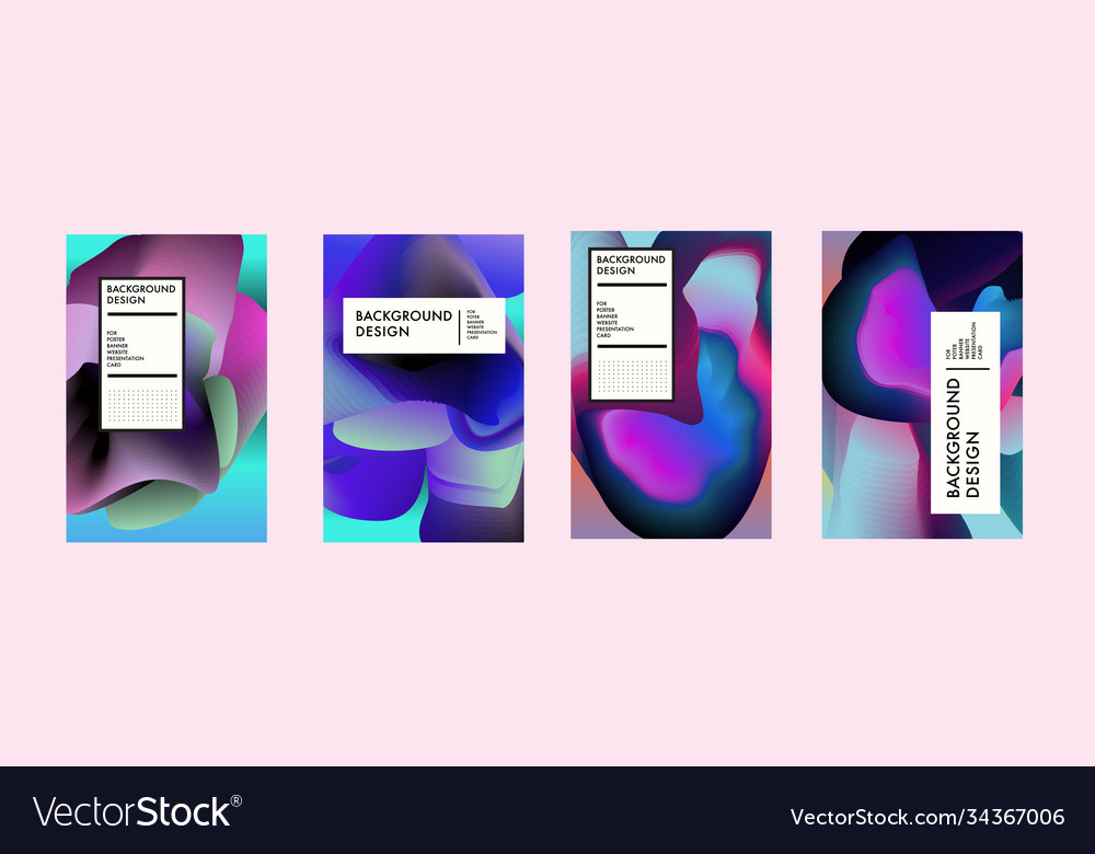 Colorful abstract fluid gradient pattern