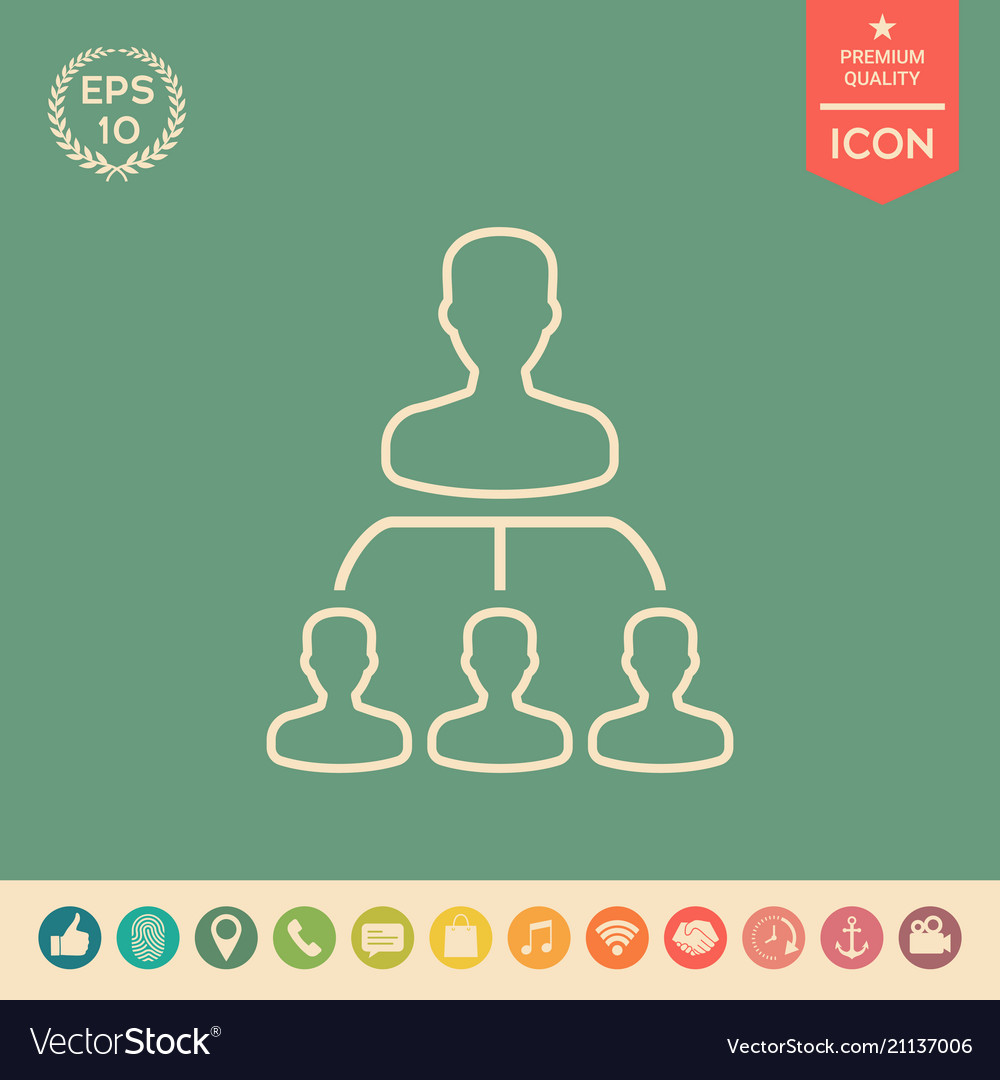 Hierarchy - line icon