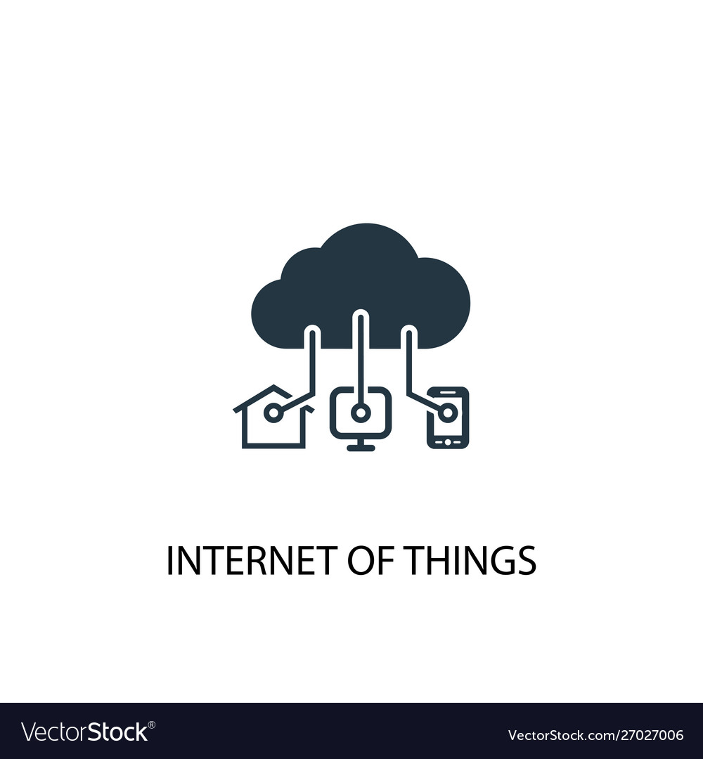 Internet things icon simple element