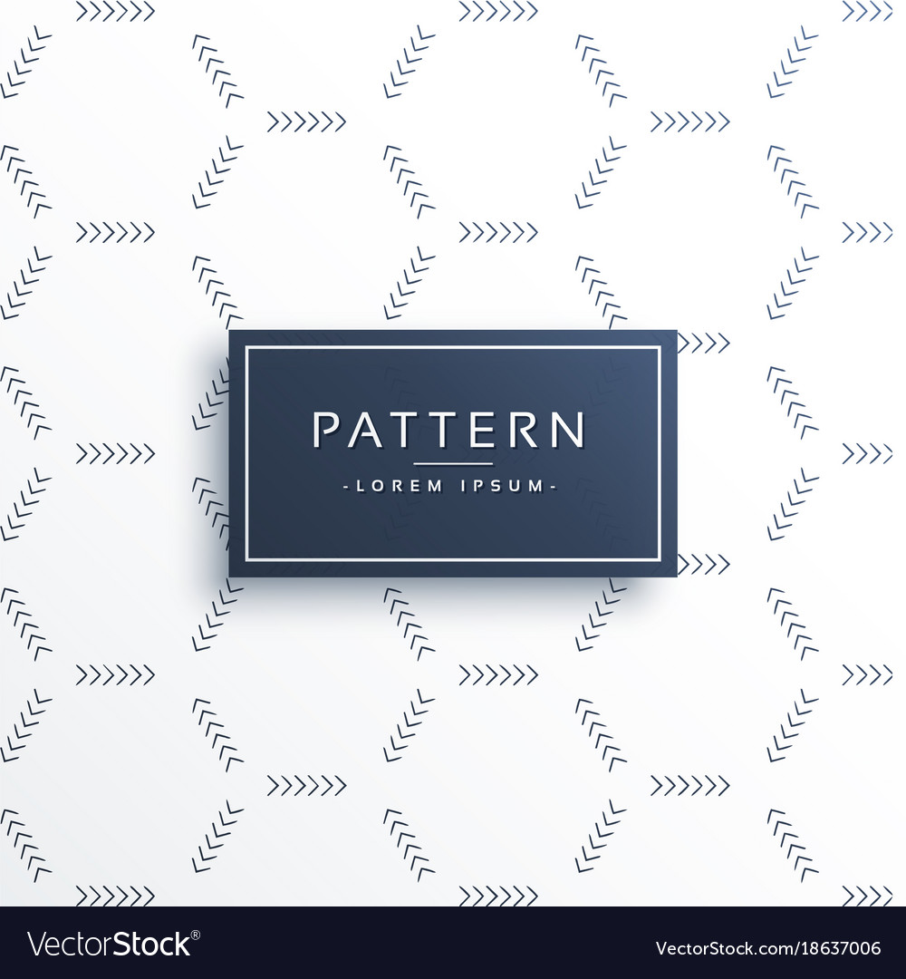 Minimal arrow pattern background