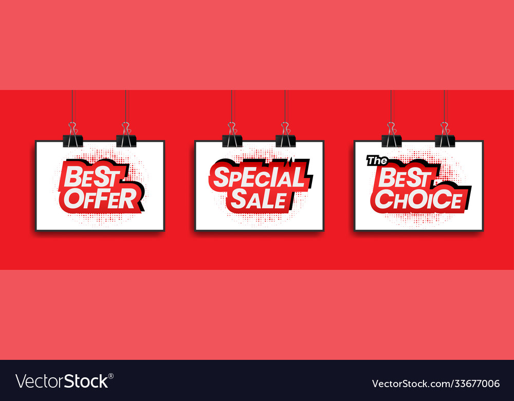 Special sale best choice and offer tag