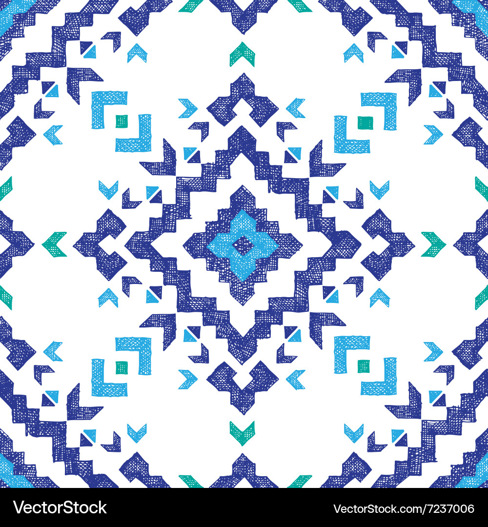 Tribal seamless pattern Royalty Free Vector Image