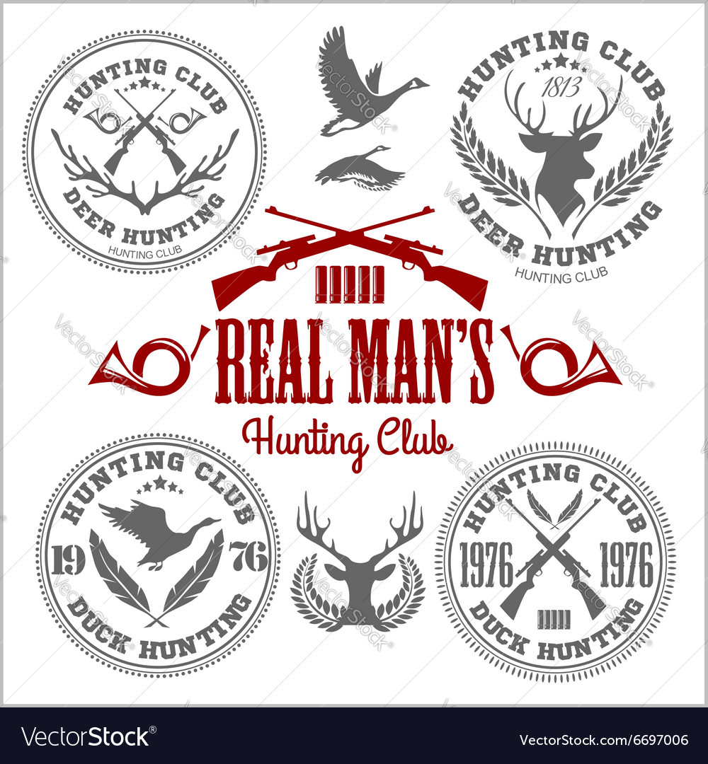 Vintage Hunting Emblems & Logos