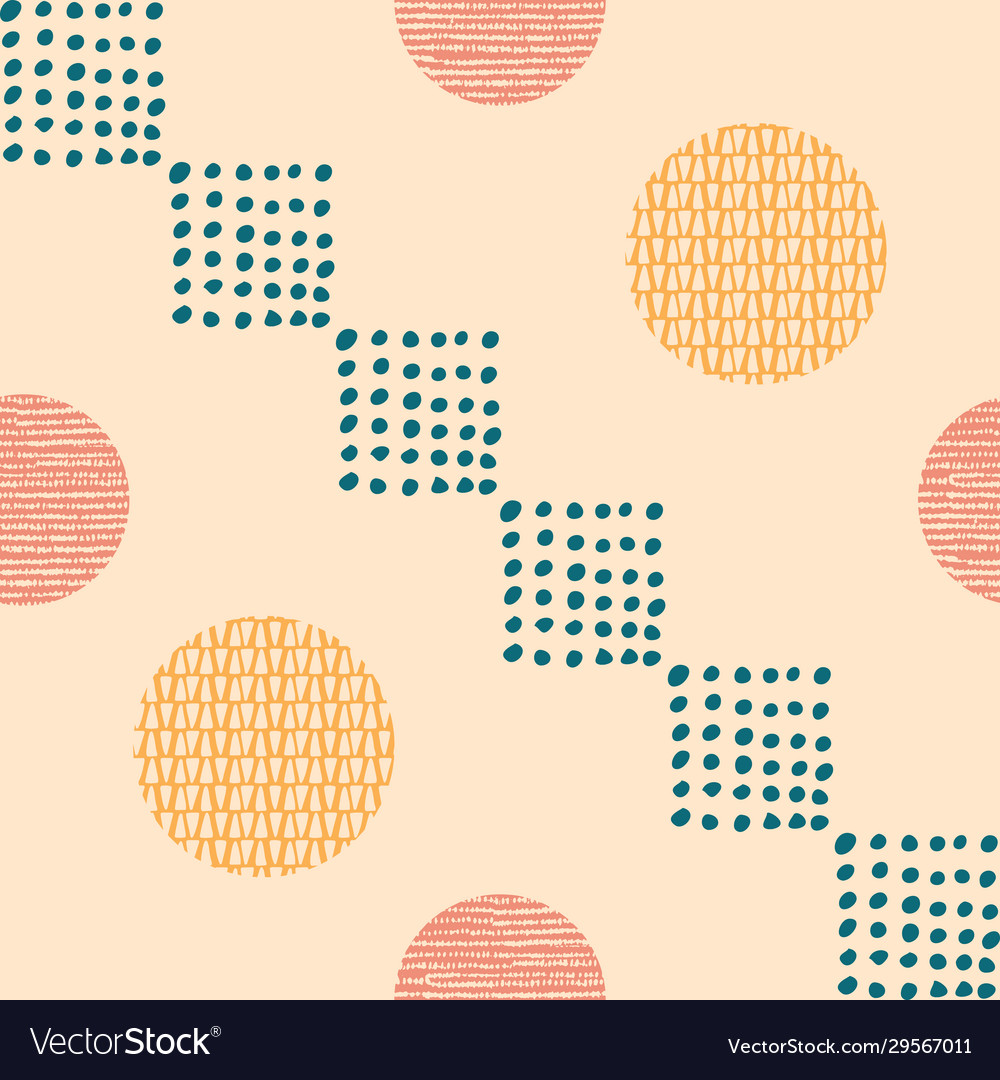Abstract artistic seamless repeat pattern 2 vector image Abstract artistic seamless repeat pattern 2