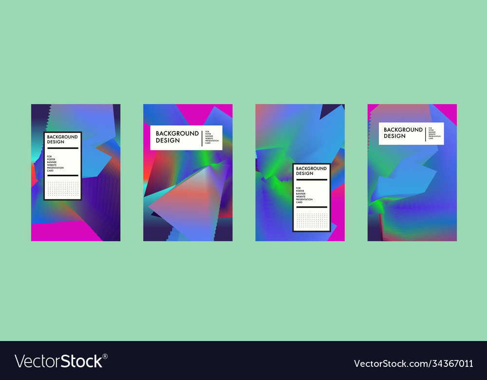 Colorful abstract fluid gradient pattern vector image Colorful abstract fluid gradient pattern