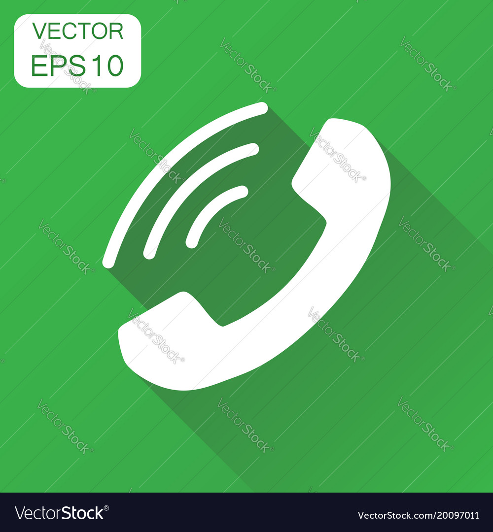 Phone icon business concept contact support