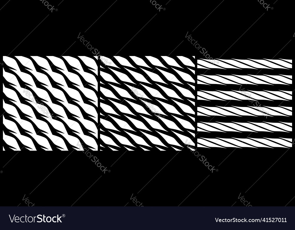 Set of 3 seamless pattern texture