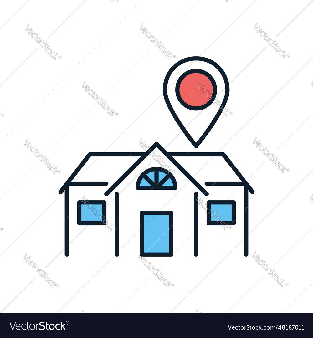 Stay home related icon Royalty Free Vector Image