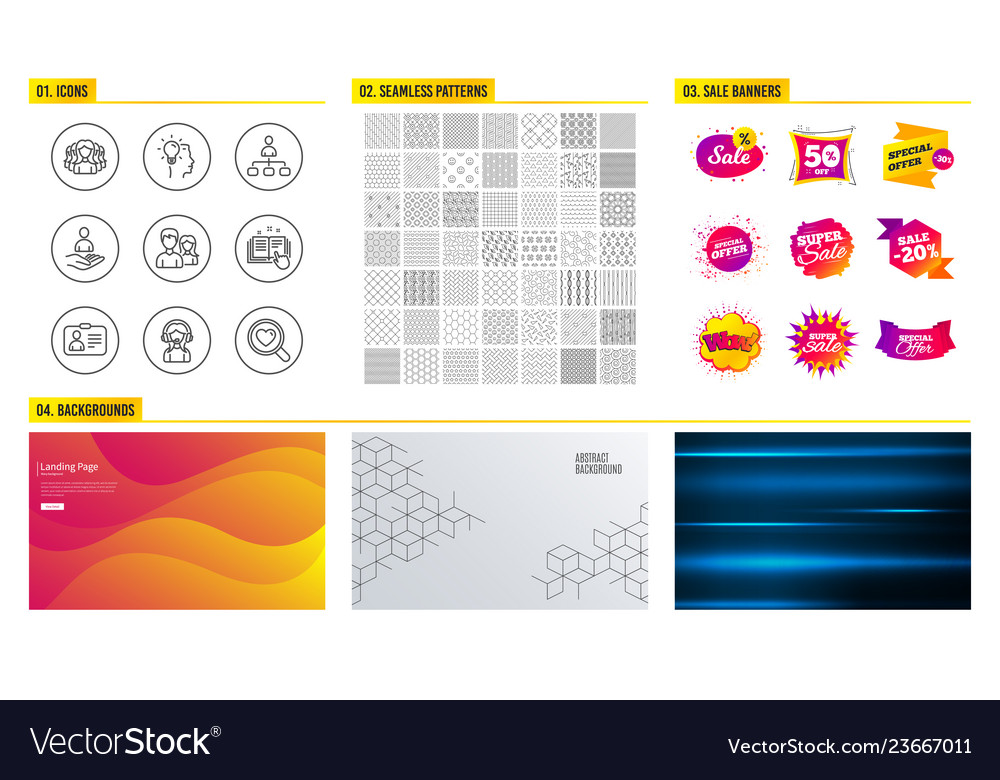 Technical documentation management and idea icons