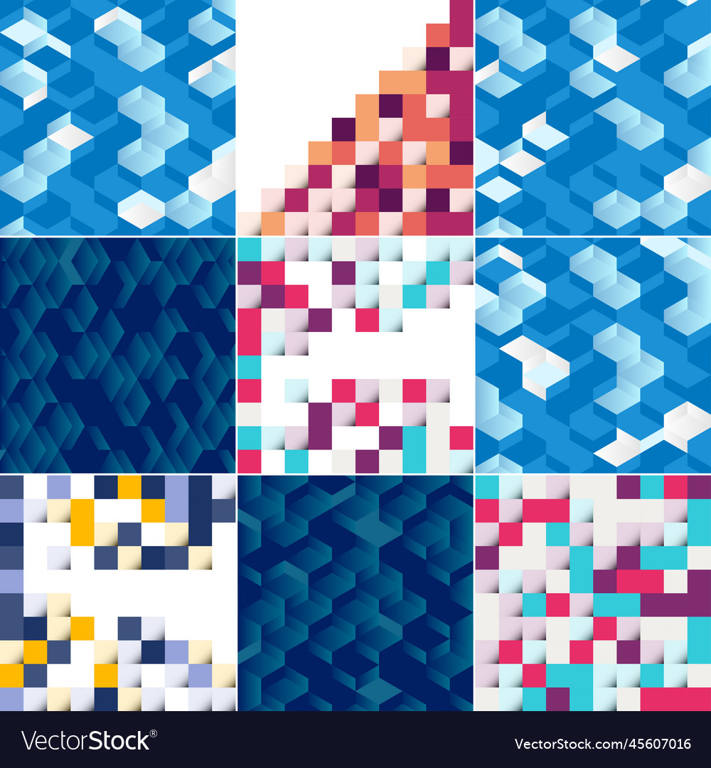 Background with an of abstract squares