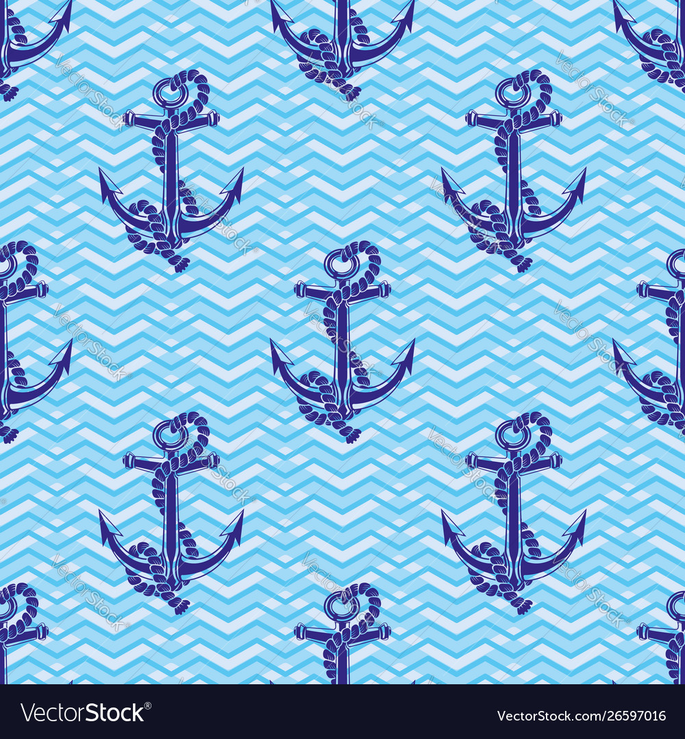 Nautical Anchor Pattern