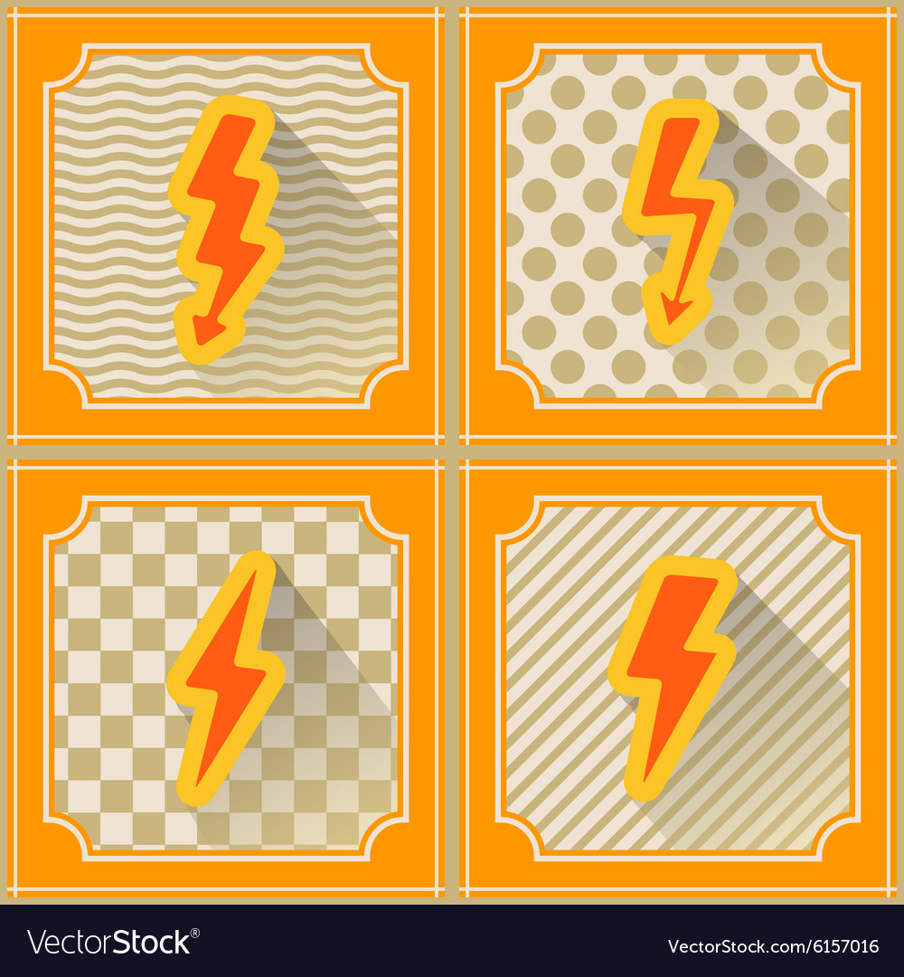 Seamless background with lightning