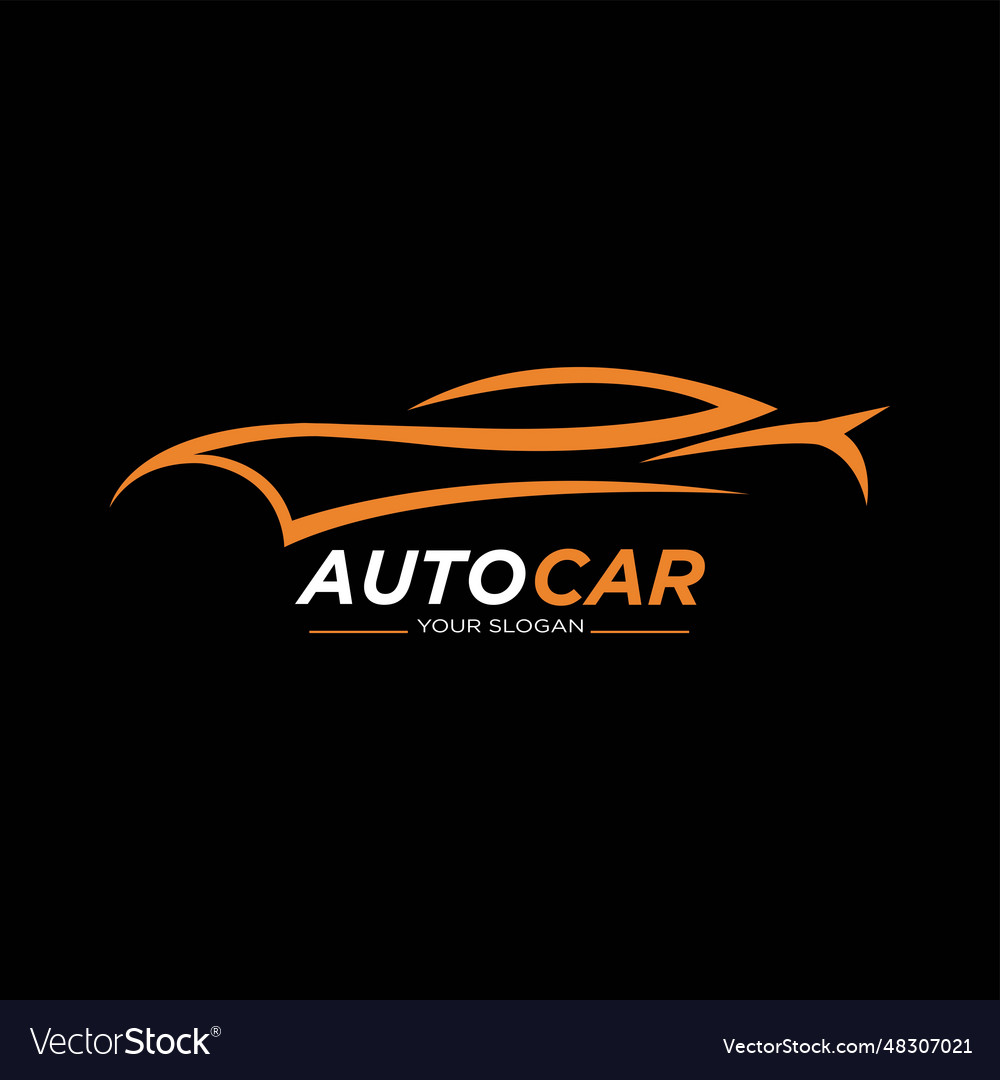 Abstraktes Auto Logo Design Konzept Automotive