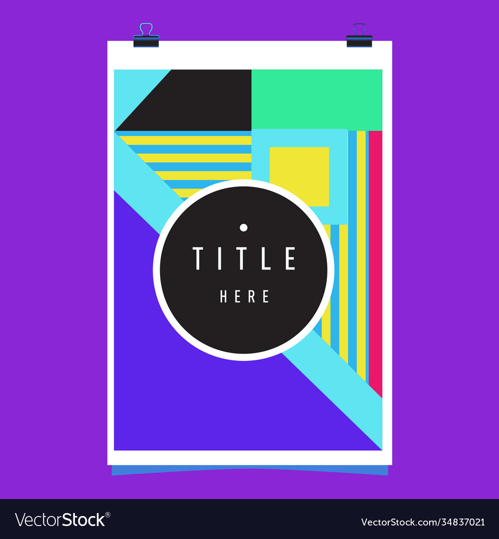 Abstract colorful geometric pattern background Vector Image Abstract colorful geometric pattern background