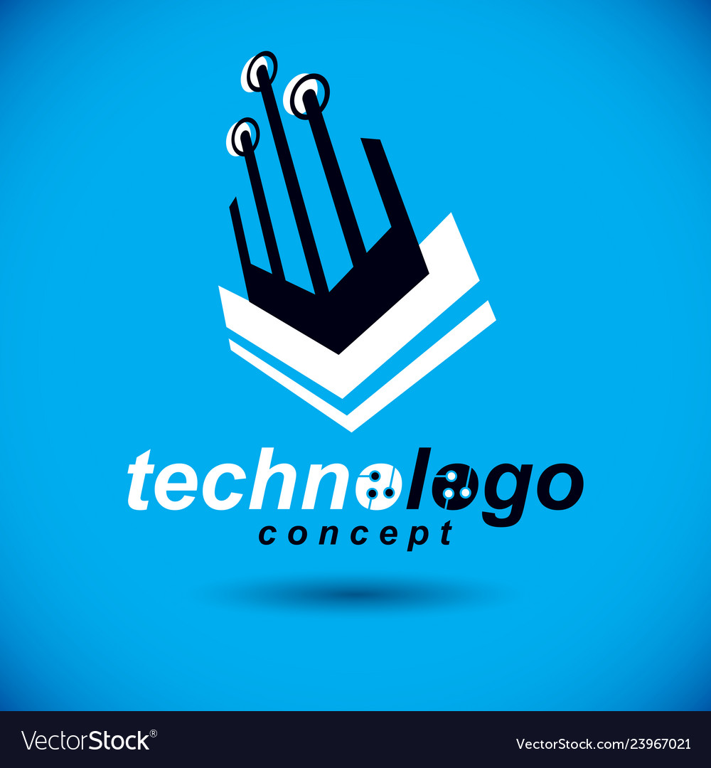 Abstract computer circuit board technology Vector Image Abstract computer circuit board technology