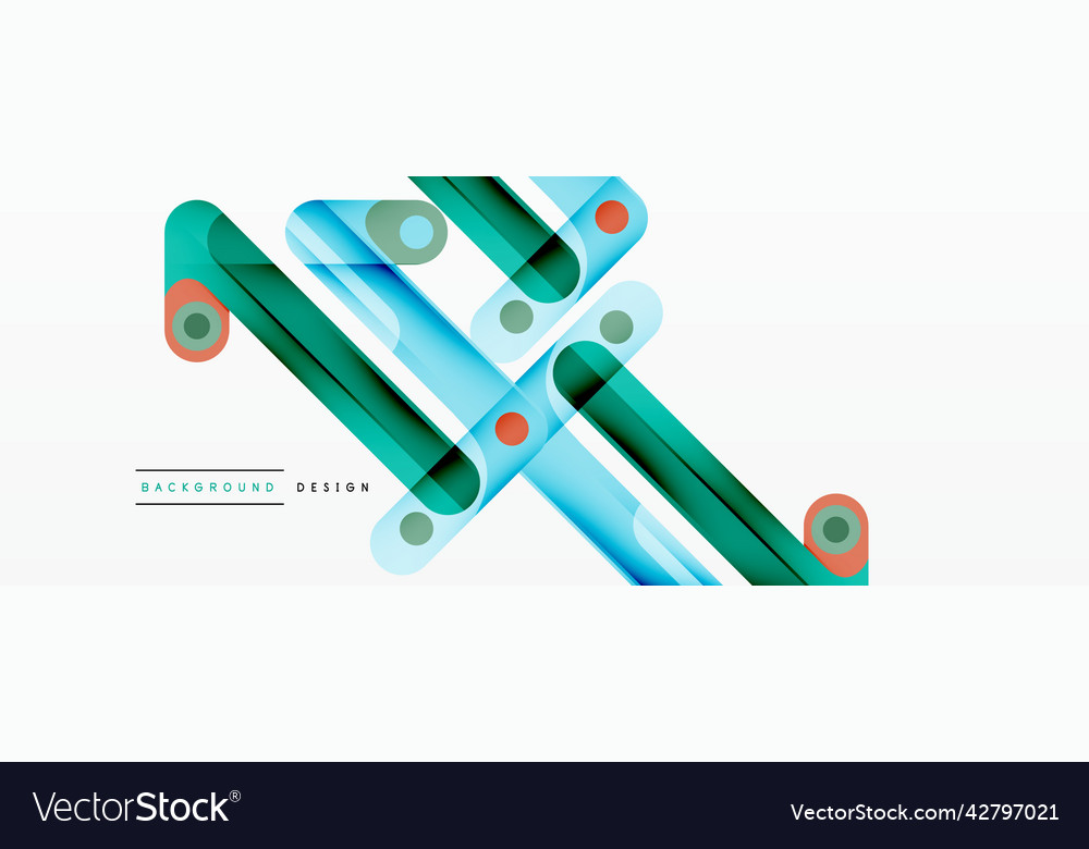 Colorful dynamic stripe composition lines