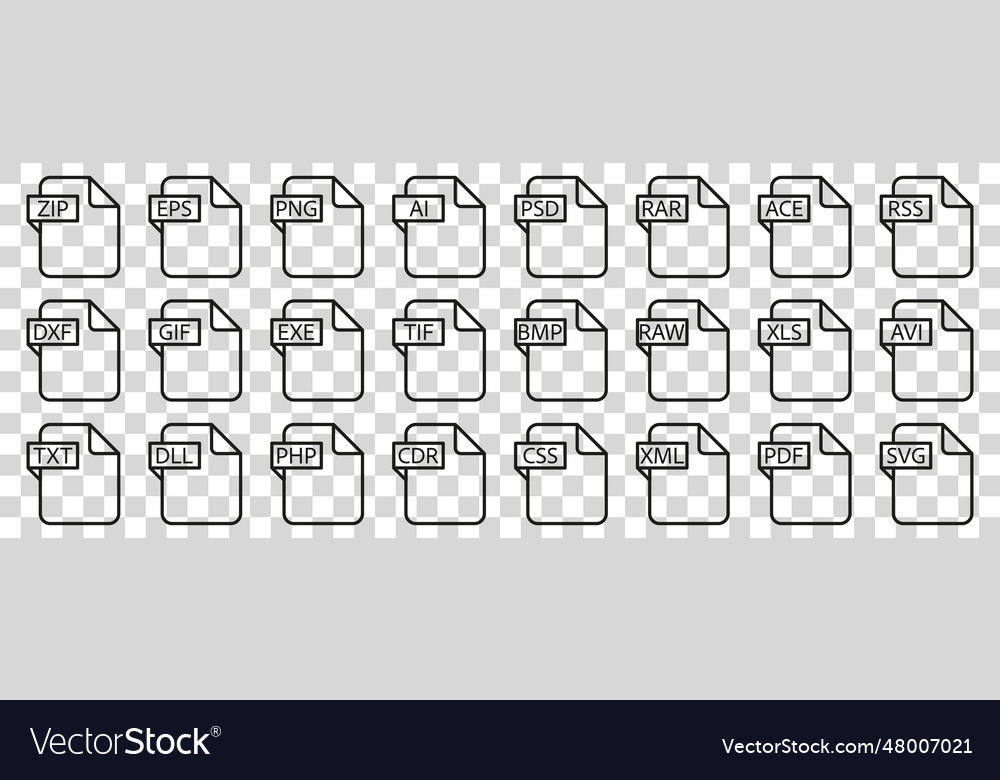 Document file type format line