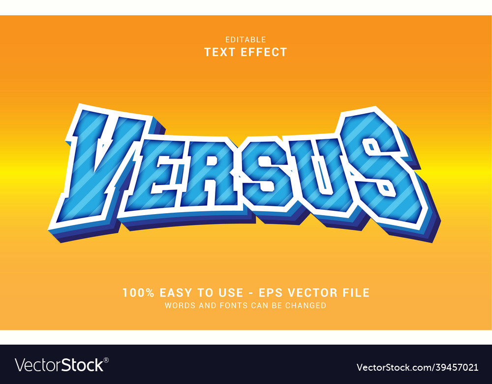 Editable text effect versus style