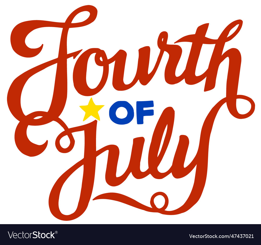 Fourth of july design Royalty Free Vector Image