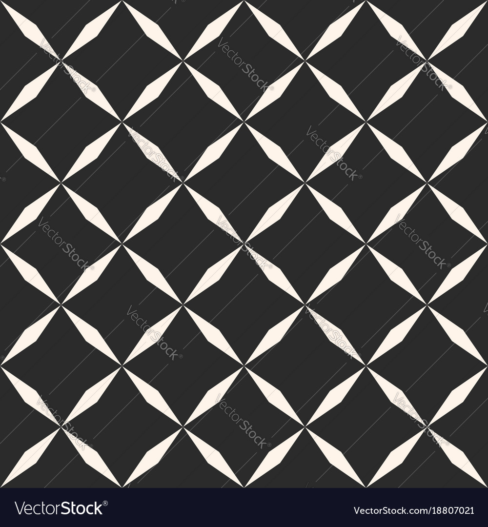 Geometric seamless pattern with diagonal square
